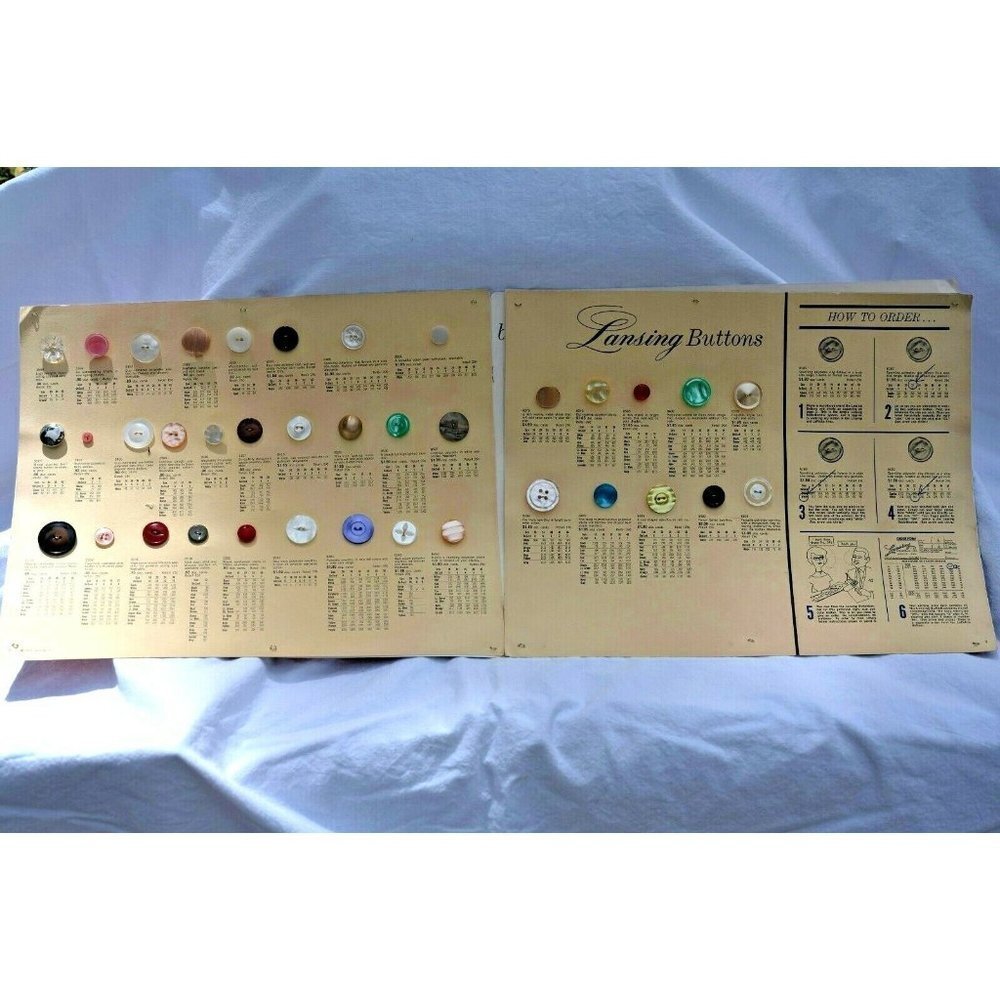 Vintage Lansing Company Button Brochure 1963
